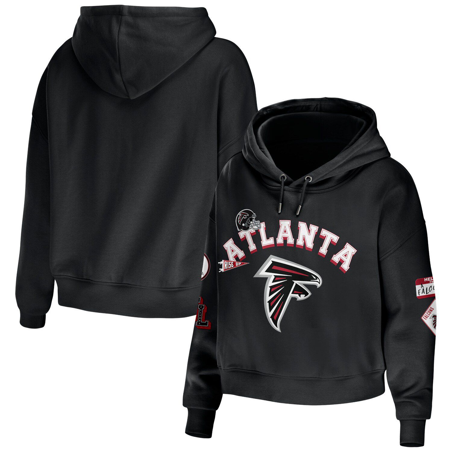 Women's Atlanta Falcons '47 Oatmeal Harper Pullover Hoodie