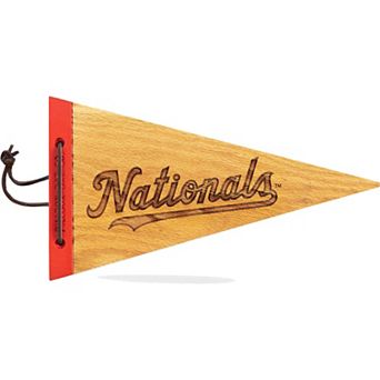 Washington Nationals 7" x 12" Wood Pennant