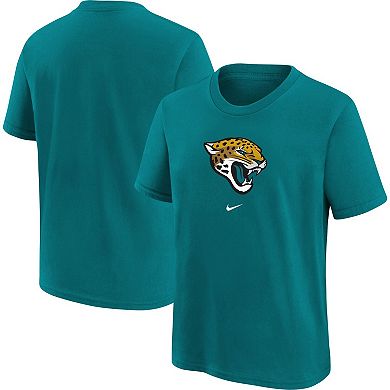 Youth Nike Teal Jacksonville Jaguars Logo T-Shirt