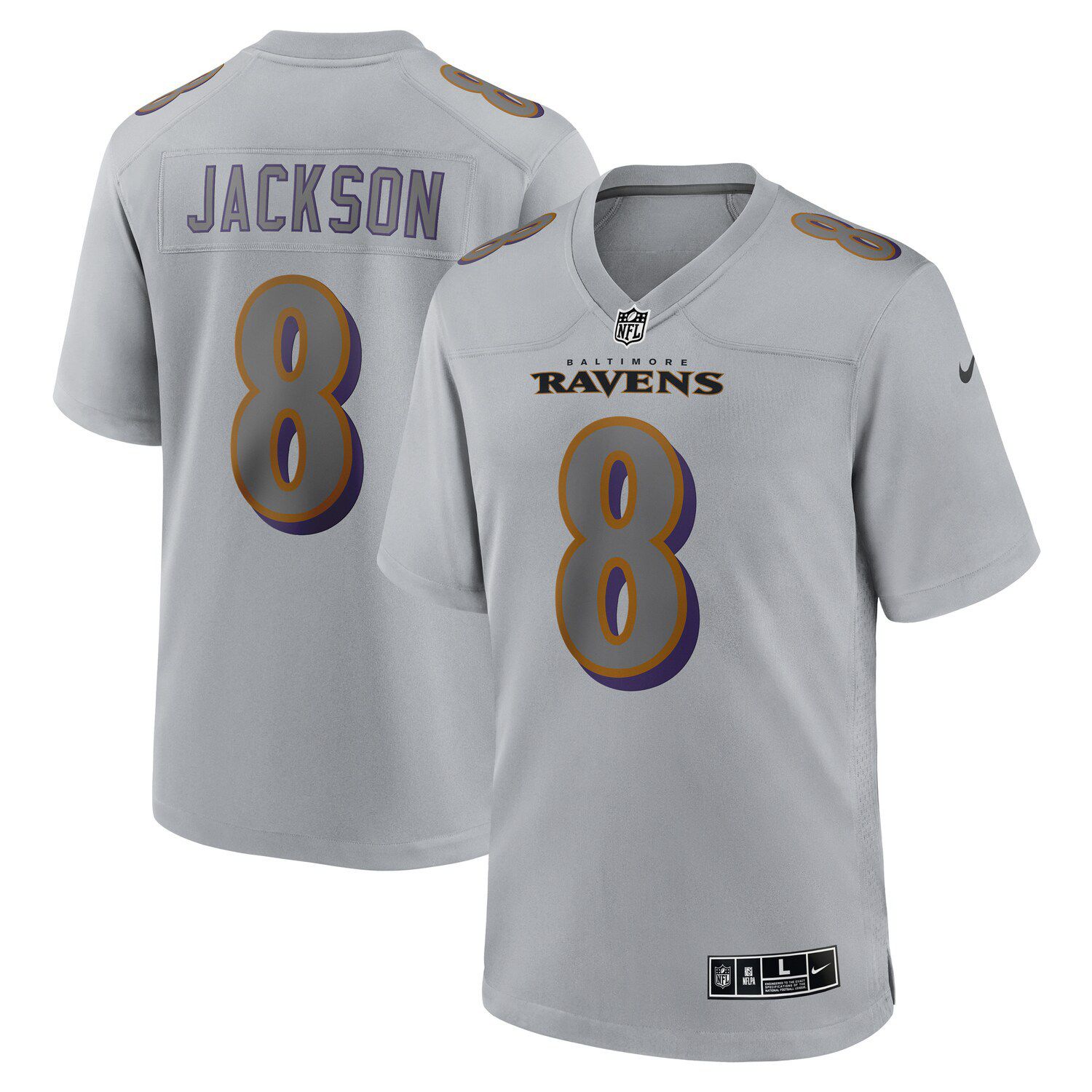 Baltimore Ravens Lamar Jackson Inverted Legend Gold Jersey in 2023