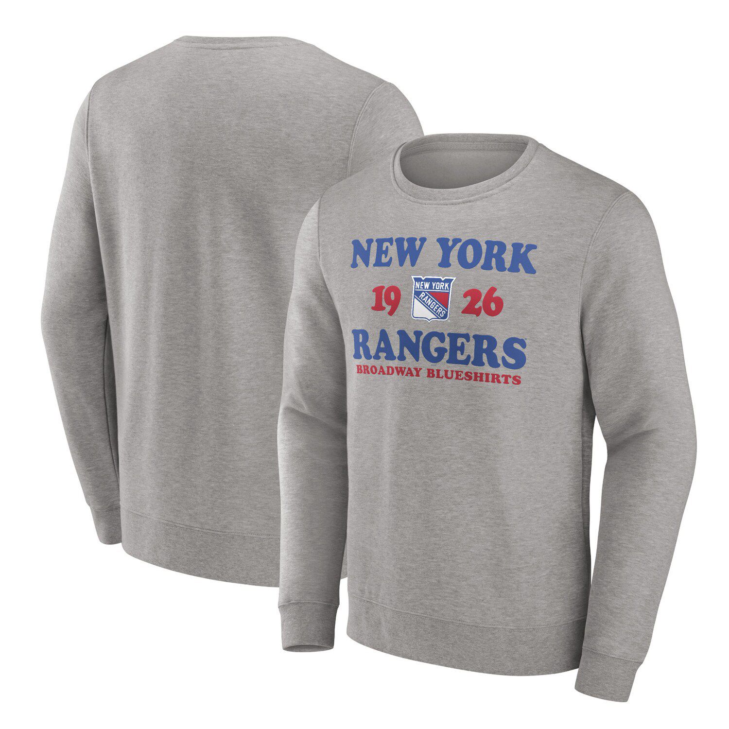 Ny rangers crewneck clearance sweatshirt