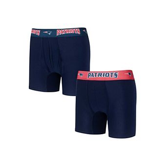 Men's Concepts Sport Navy/Red New England Patriots 2-Pack Boxer Briefs Set