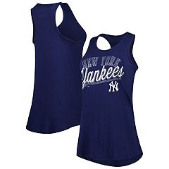 New York Yankees Lusso Style Women's Lindy Tank Top - White