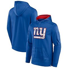 Men's '47 Royal New York Giants Throwback Lacer Pullover Hoodie