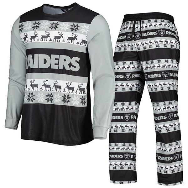 FOCO Las Vegas Raiders NFL Mens Athletic Gray Lounge Pants