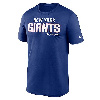 Men's Nike Royal New York Giants Legend Community Performance T-Shirt