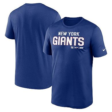 Men's Nike Royal New York Giants Legend Community Performance T-Shirt