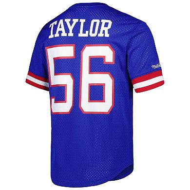 Men's Mitchell & Ness Lawrence Taylor Royal New York Giants Retired ...