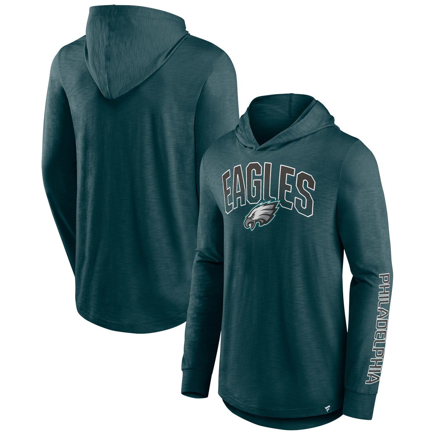 Men's Fanatics Branded Midnight Green Philadelphia Eagles Call The Shot  Pullover Hoodie