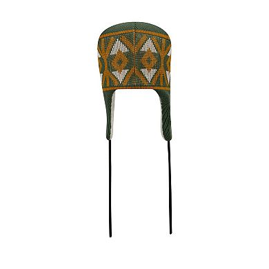 Men's New Era Green Portland Timbers Logo Trapper Knit Hat