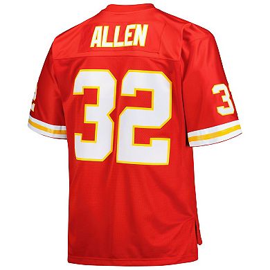 Men's Mitchell & Ness Marcus Allen Red Kansas City Chiefs Big & Tall 1994 Retired Player Replica Jersey