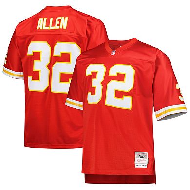 Men's Mitchell & Ness Marcus Allen Red Kansas City Chiefs Big & Tall 1994 Retired Player Replica Jersey