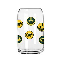 Green bay Packers Bar Glasses- set of 4 .