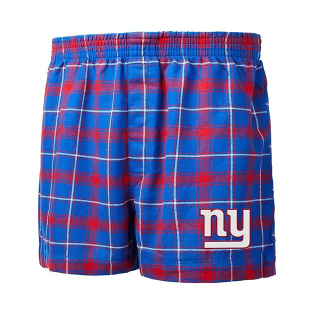 Concepts Sport Men's Royal New York Giants Ultimate Plaid Flannel