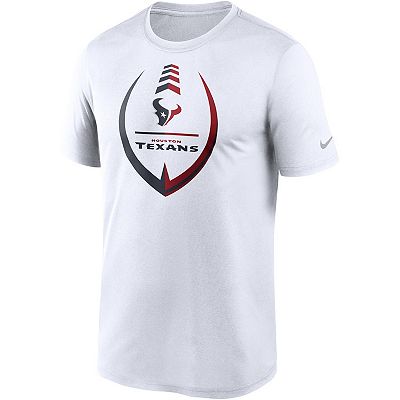 Men s Nike White Houston Texans Icon Legend Performance T Shirt