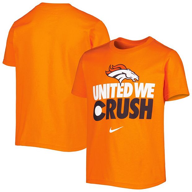 Youth Nike Orange Denver Broncos Hometown Cotton T-Shirt