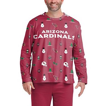 Men's FOCO Cardinal Arizona Cardinals Ugly Sweater Long Sleeve T-Shirt