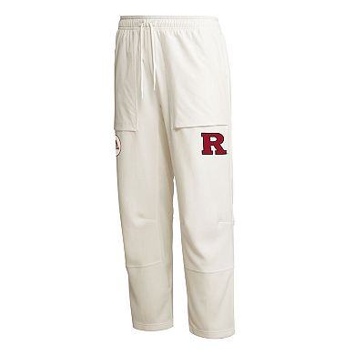 Men's adidas Cream Rutgers Scarlet Knights Zero Dye AEROREADY Pants