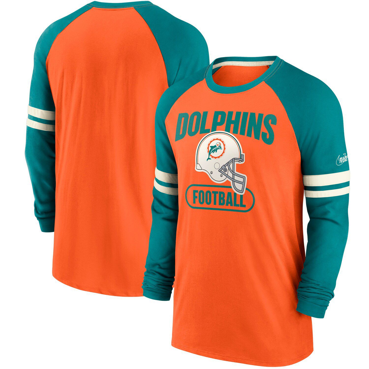 Men's Nike Gray Miami Dolphins Sideline Team Velocity Performance Long  Sleeve T-Shirt