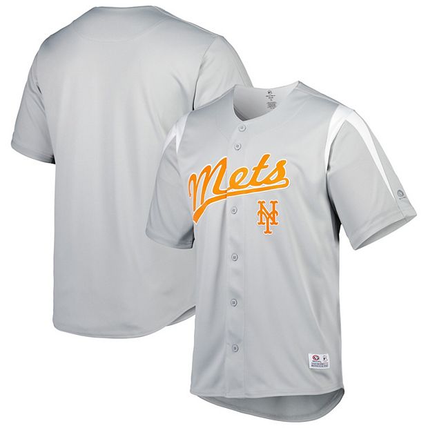 Men's Stitches Gray New York Mets Chase Jersey