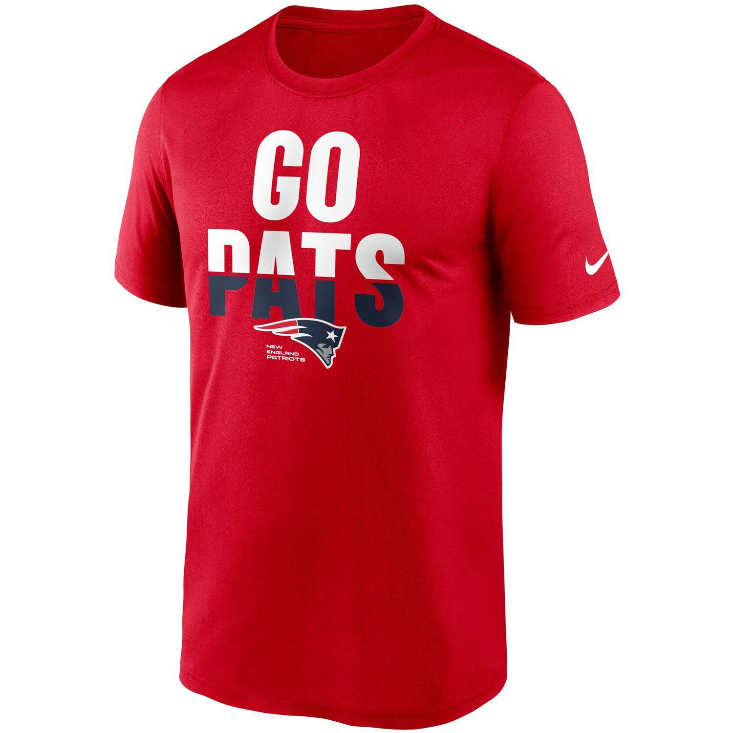 Men's Nike Red New England Patriots Legend Local Phrase Performance T-Shirt