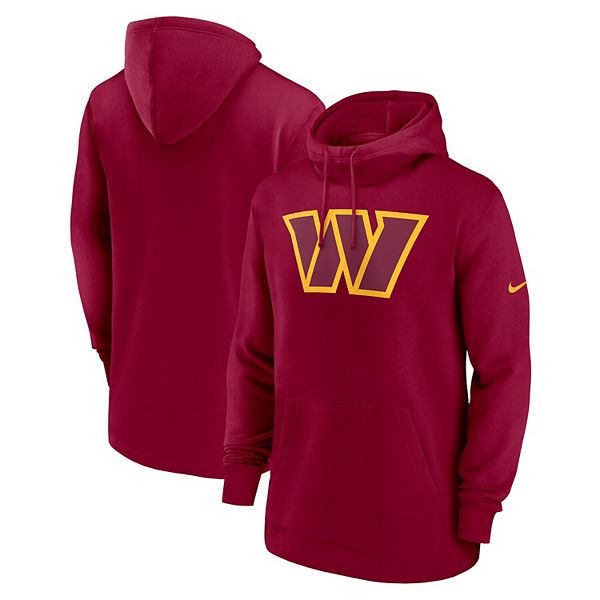 Men's Nike Burgundy Washington Commanders Performance Sideline Lockup  Full-Zip Hoodie