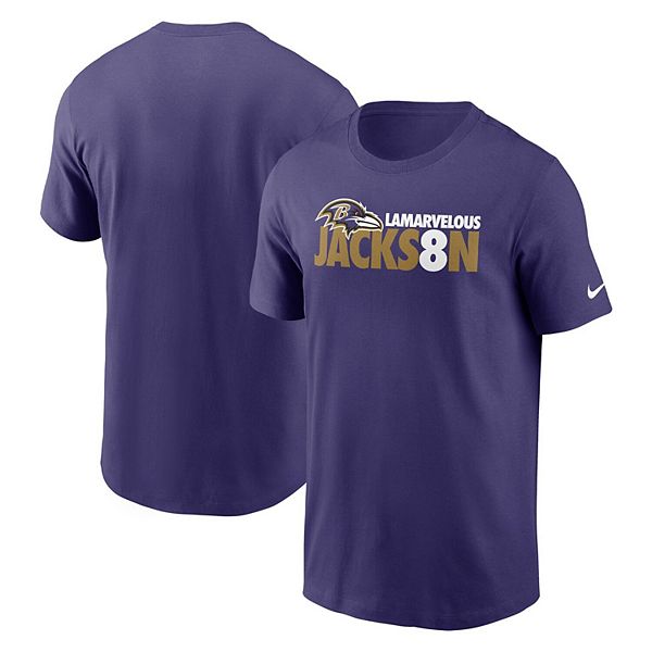 Men's Nike Lamar Jackson Purple Baltimore Ravens Player Graphic T-Shirt