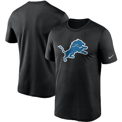 Men's Nike Black Detroit Lions Logo Essential Legend Performance T-Shirt