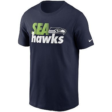 Men's Nike College Navy Seattle Seahawks Hometown Collection Team T-Shirt