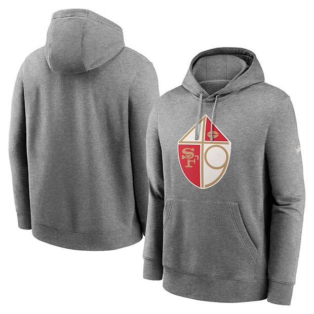 San Francisco 49ers Nike Performance Hoodie T-Shirt - Heathered