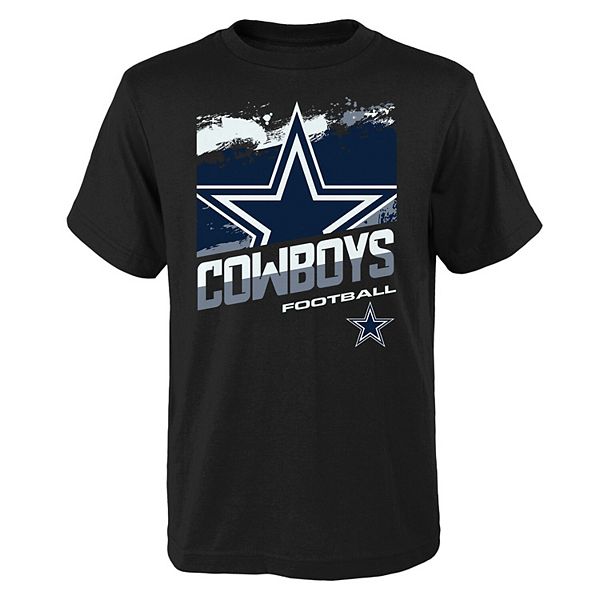 Youth Dallas Cowboys Black Rowdy T-Shirt