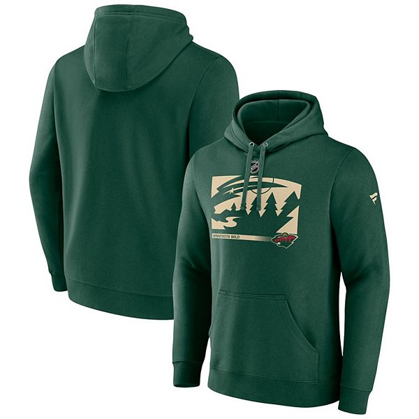 Minnesota Wild Men's 47 Brand Dark Green Pullover Jersey Hoodie - Detroit  Game Gear
