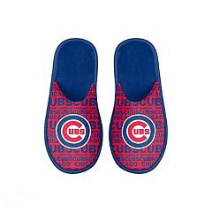 Chicago Cubs MLB Womens Glitter Low Top Canvas Shoes