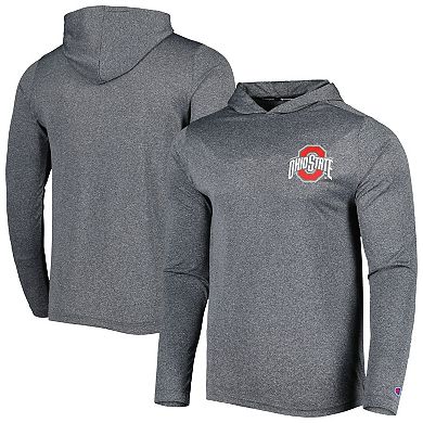 Men's Champion Gray Ohio State Buckeyes Hoodie Long Sleeve T-Shirt