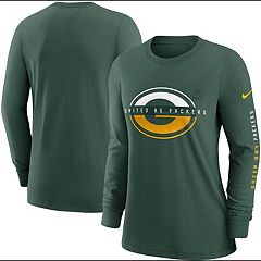 Nike Women's Fashion (NFL Green Bay Packers) High-Hip T-Shirt in Brown, Size: Xs | NKZZ097K7T-06V