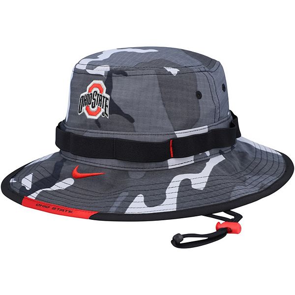 Men's Nike Camo Ohio State Buckeyes Boonie Performance Bucket Hat