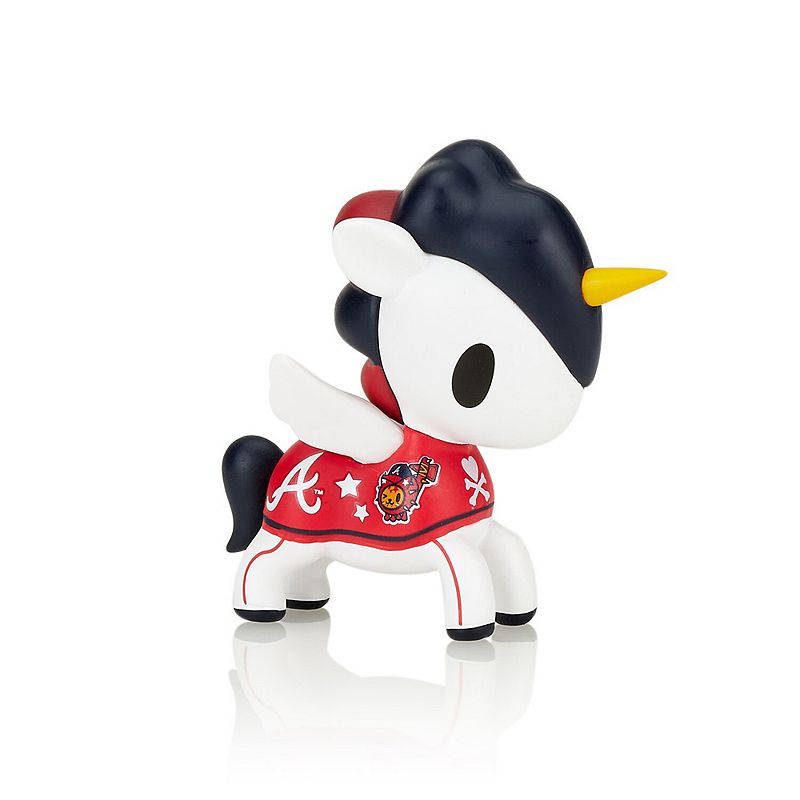 tokidoki x MLB Atlanta Braves Collectible Unicorno, Multicolor