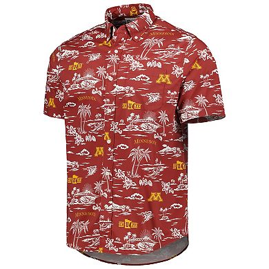 Men's Reyn Spooner Maroon Minnesota Golden Gophers Performance Button-Down Shirt