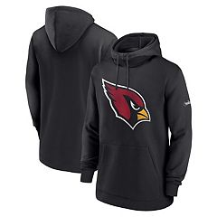 Men's Mitchell & Ness Cardinal Arizona Cardinals Three Stripe Pullover  Hoodie