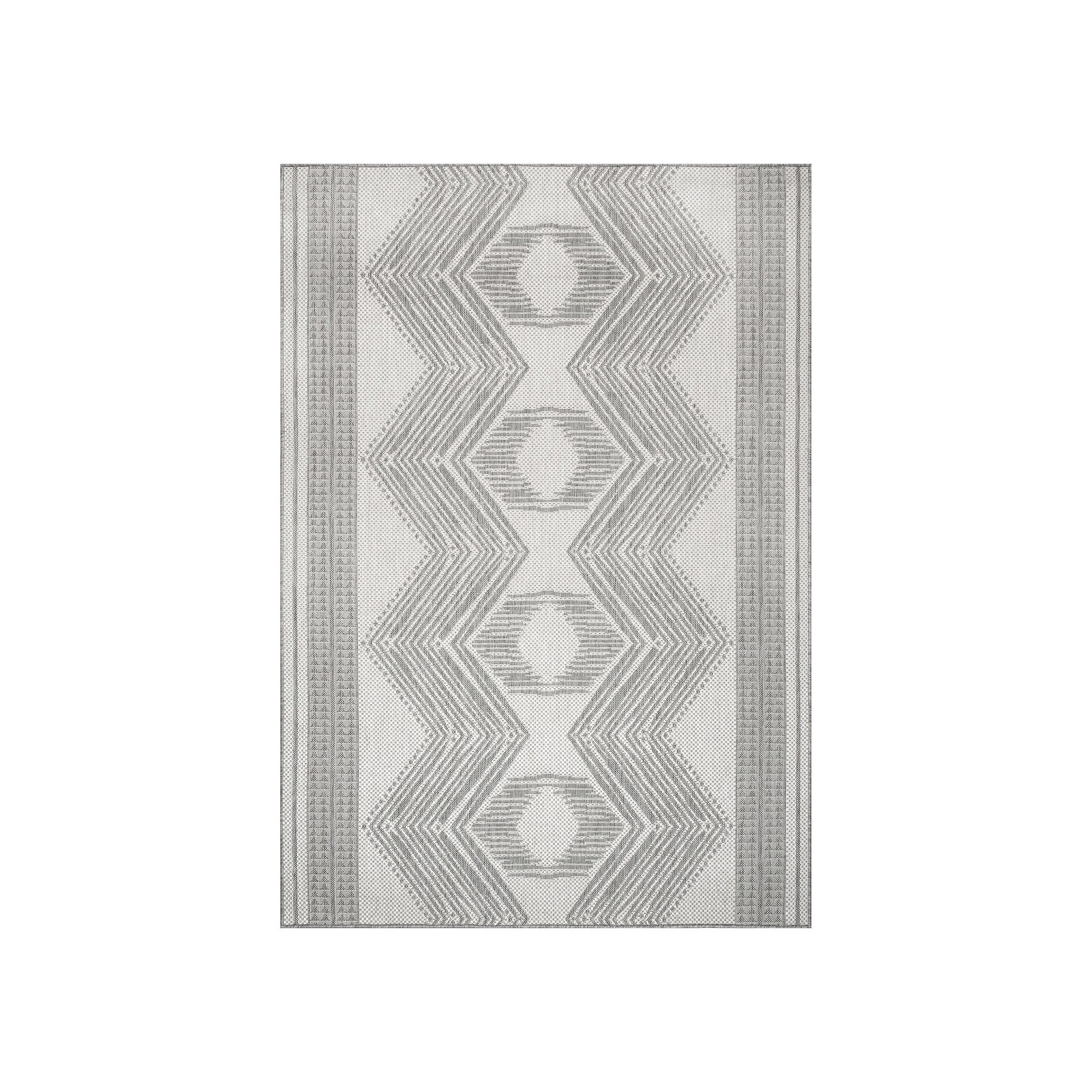 Rugs USA Ranya Tribal Indoor/Outdoor Area Rug, Gray