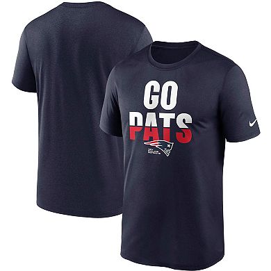 Men's Nike  Navy New England Patriots Legend Local Phrase Performance T-Shirt