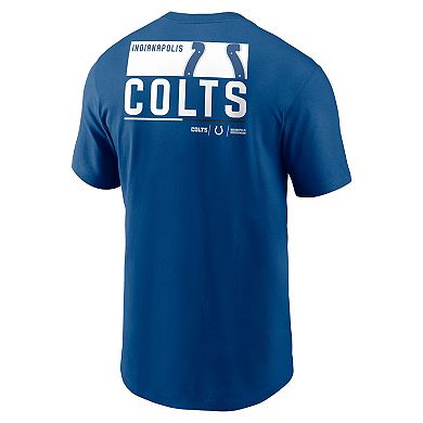 Men's Nike Royal Indianapolis Colts Team Incline T-Shirt