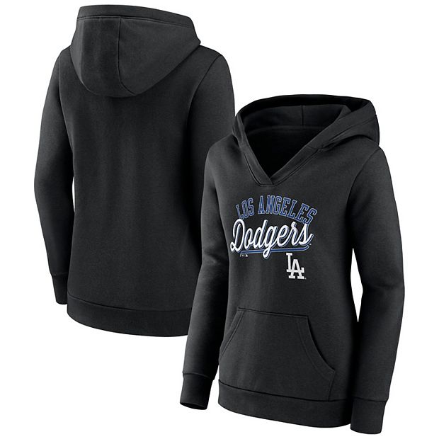 Women's Fanatics Branded White Los Angeles Dodgers Series Pullover Sweatshirt