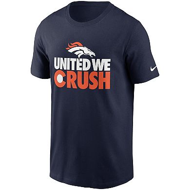 Men's Nike Navy Denver Broncos Hometown Collection Crush T-Shirt