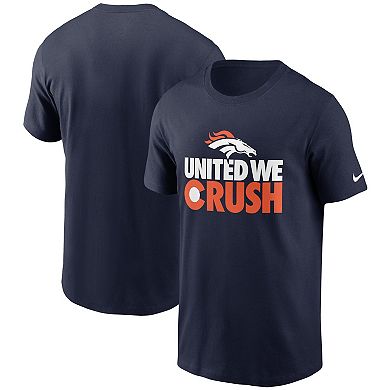 Men's Nike Navy Denver Broncos Hometown Collection Crush T-Shirt