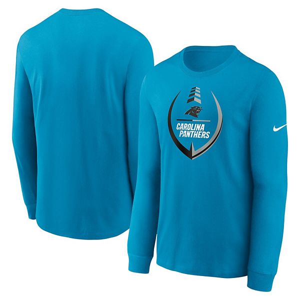 Men's Nike Blue Carolina Panthers Icon Legend Logo Performance