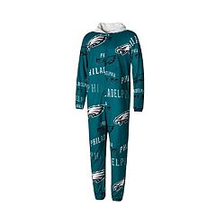 CONCEPTS SPORT Men's Concepts Sport Midnight Green Philadelphia Eagles  Windfall Microfleece Union Suit Pajamas