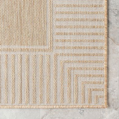 Rugs USA Asha Simple Border Indoor/Outdoor Area Rug