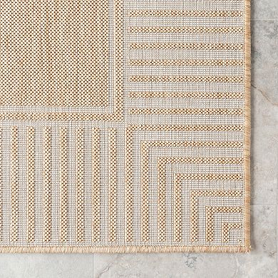 nuLoom Asha Simple Border Indoor/Outdoor Area Rug