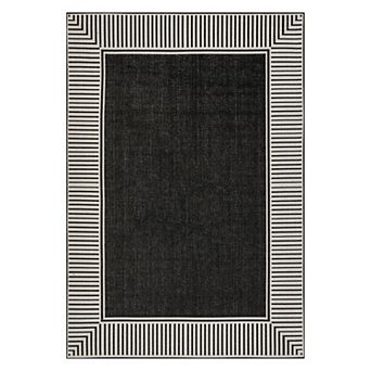 Rugs USA Asha Simple Border Indoor/Outdoor Area Rug